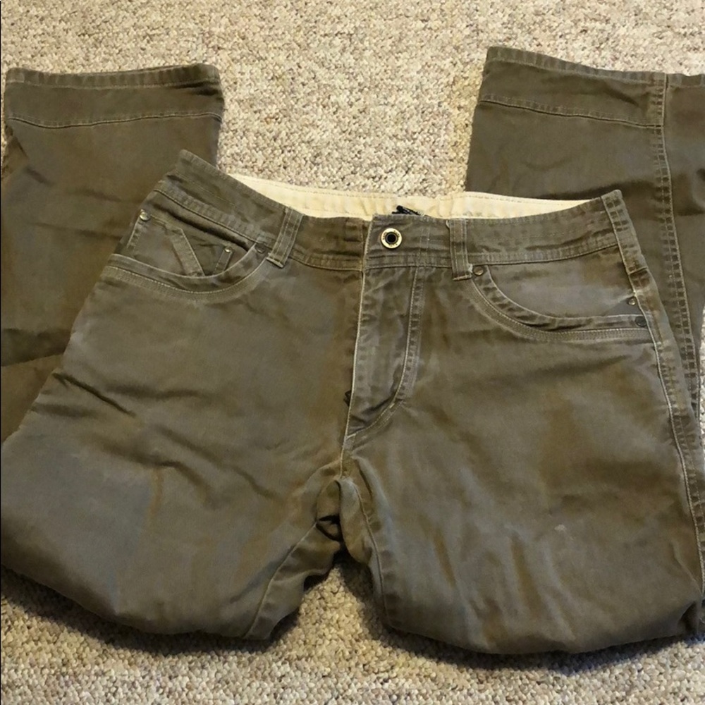 Kuhl Olive Green Easy Rydr Pants